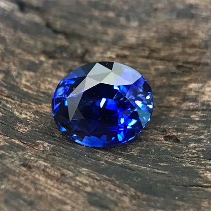 2.24ct Natural UNHEATED Oval Cut Blue Sapphire