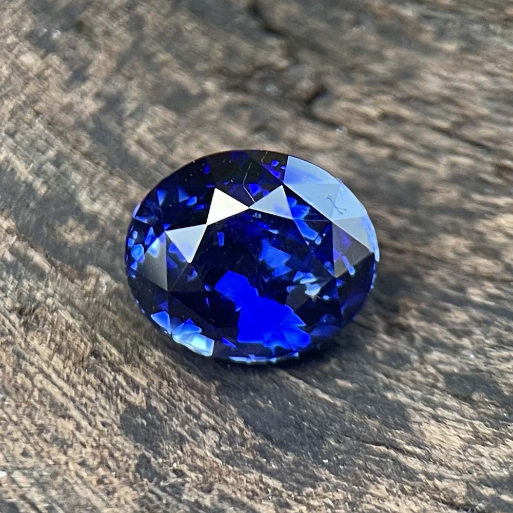 2.24ct Natural UNHEATED Oval Cut Blue Sapphire