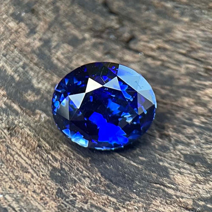 2.24ct Natural UNHEATED Oval Cut Blue Sapphire