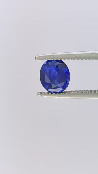 2.24ct Natural UNHEATED Oval Cut Blue Sapphire